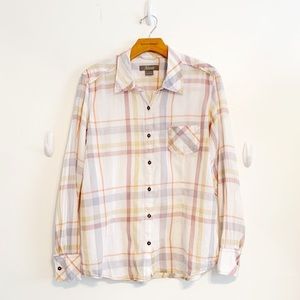 Naturals Plaid Button Down